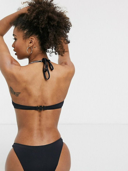 St Barts Bikini Τριγωνάκι Animal Print Μαύρο