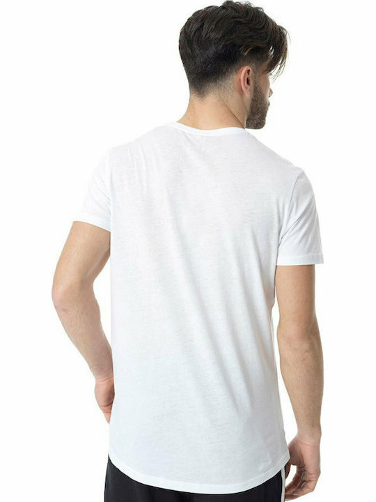 BodyTalk 1181-959728 Men's Short Sleeve Blouse Polo White 1181-959728-00200