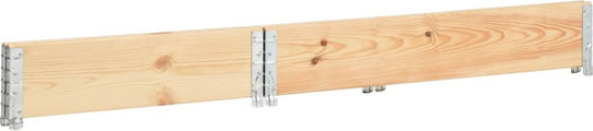 vidaXL Garden Fencing Supplies Pine Hollowed Out 80x120cm from Wood 120x80cm Brown