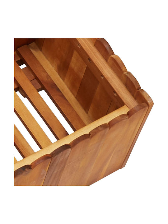 vidaXL Holz Blumenkasten Braun 100x30x25cm
