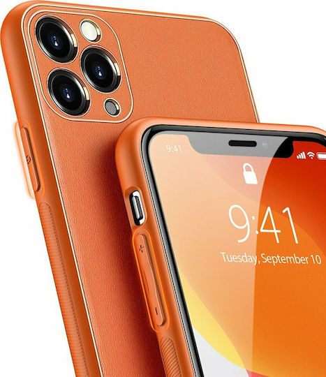 Dux Ducis Yolo Back Cover Piele artificială Portocaliu (iPhone 11 Pro Max)