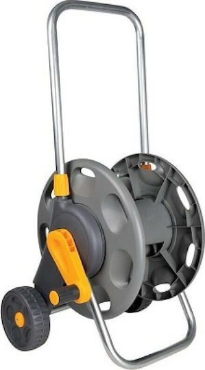 Hozelock Wheeled Garden Hose Box for Hose up to 60m with Rewind Handle