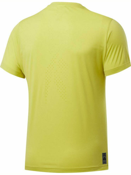 United By Fitness Perforated Athletic T-shirt Chartreuse