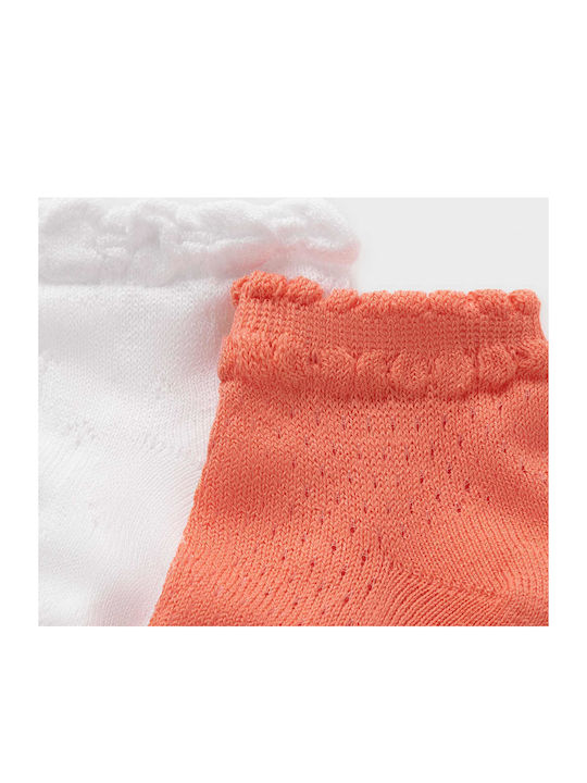 Mayoral Kids Ankle Socks Orange 2 Pair