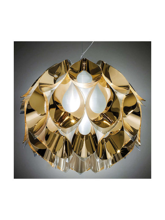 Slamp Flora M Suspension Lustră LED Suspendare pentru Soclu E27 Aur FLOSM00GLD01T00000EU