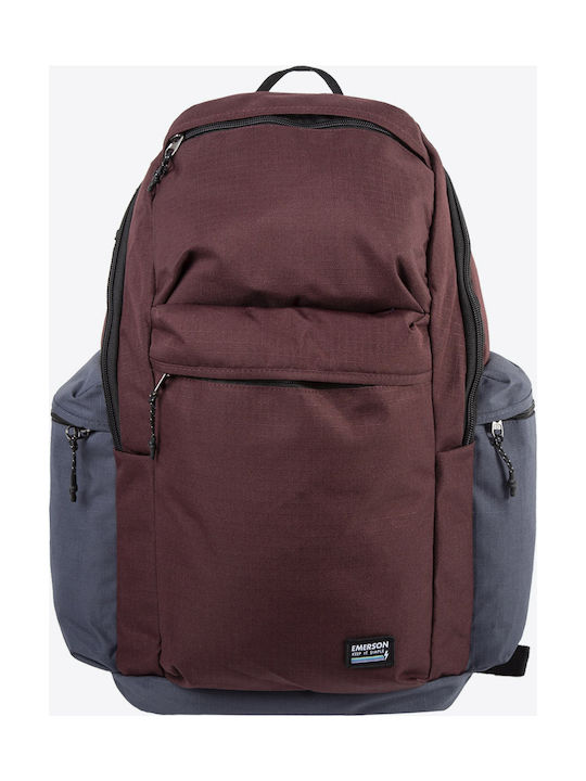 Emerson Fabric Backpack Burgundy 22lt