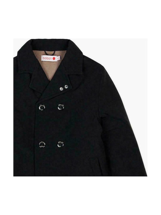 Boboli Kids Coat Long Black