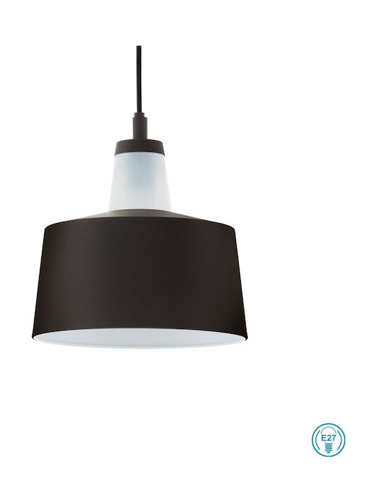 Eglo Tabanera Pendant Light Single-Light Bell for Socket E27 Black