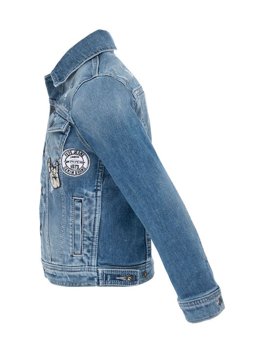 Legendary Bolt Kinderjacken & Winterjacken Denim Kurzes Blauen