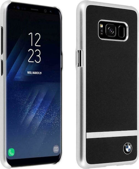 BMW S8 Umschlag Rückseite Metallisch Schwarz (Galaxy S8)