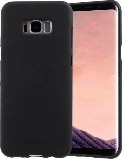 Mercury Soft Feeling Back Cover Silicone Black (Galaxy S8+) SJ-0023