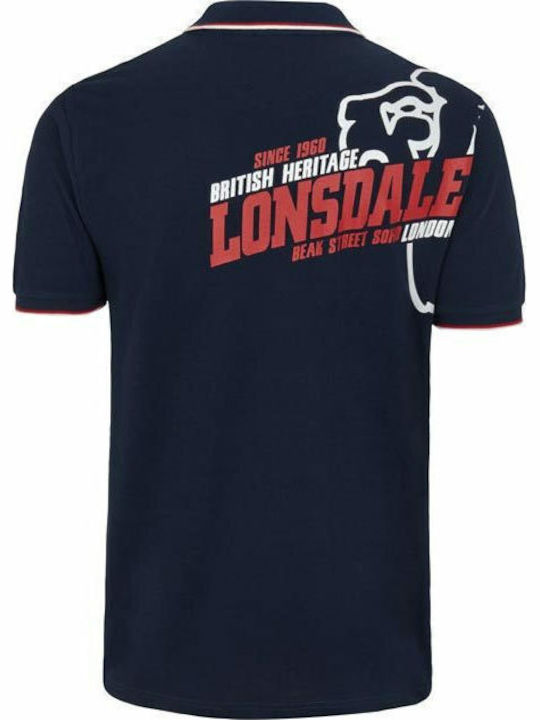 Lonsdale Bordon Polo T-Shirt Marineblau