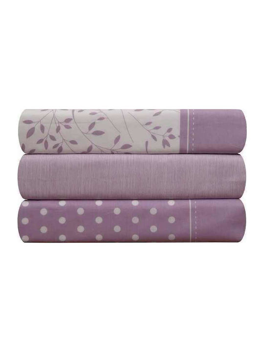 Anna Riska Bettdecke Großes Doppelbett 220x240cm Mix & Match Solid Lilac 41