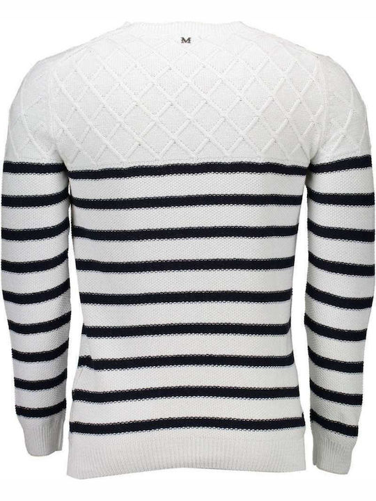 Guess Men's Long Sleeve Sweater Black / White