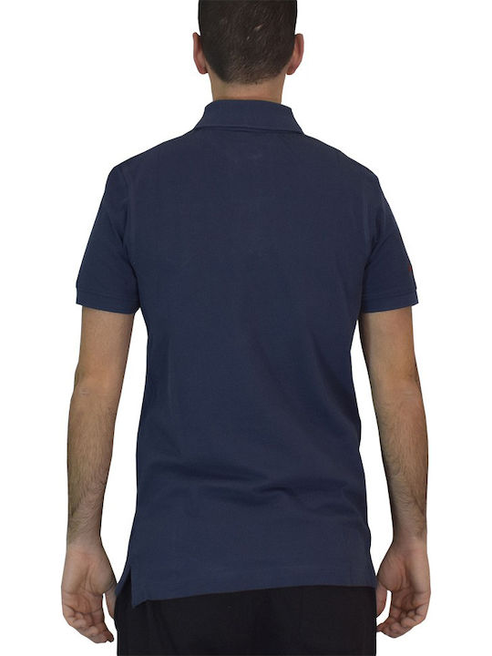 GSA Glory Heritage 881633-Blue/Red Bluza Bărbătească cu Mânecă Scurtă Polo Albastru marin