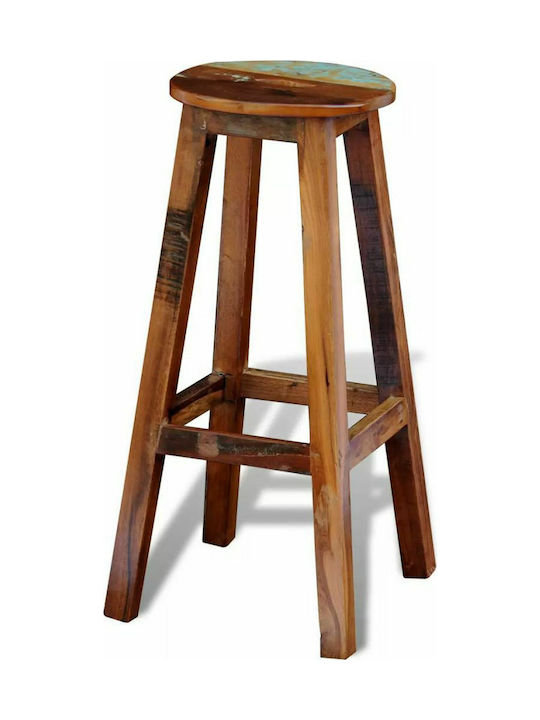 Stool Bar Wooden Brown 30x30x75cm