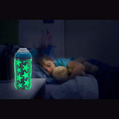 Smash Smash Glow in the Dark Kinder Trinkflasche Kunststoff Blau 420ml