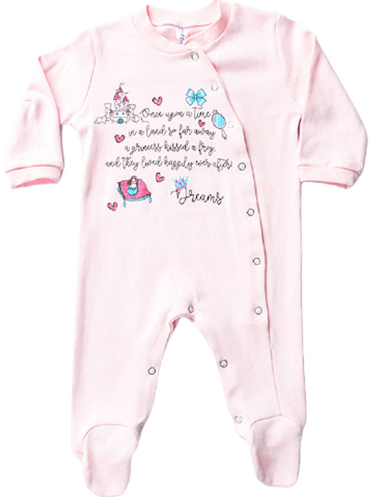 Dreams by Joyce Baby Bodysuit Set Long-Sleeved Pink