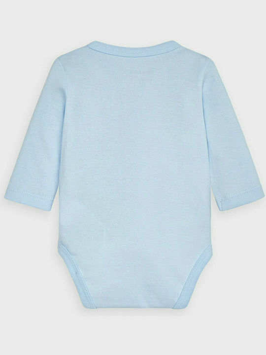 Mayoral Baby Underwear Bodysuit Set Long-Sleeved Light Blue