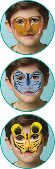 Tiger Carnival Face Painting 6gr Multicolored