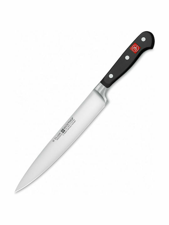 Wusthof Classic Fillet Knife of Stainless Steel Black 20cm 4522-20 1030100720