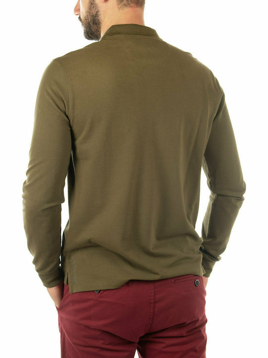 U.S. Polo Assn. Men's Long Sleeve Blouse Polo Khaki