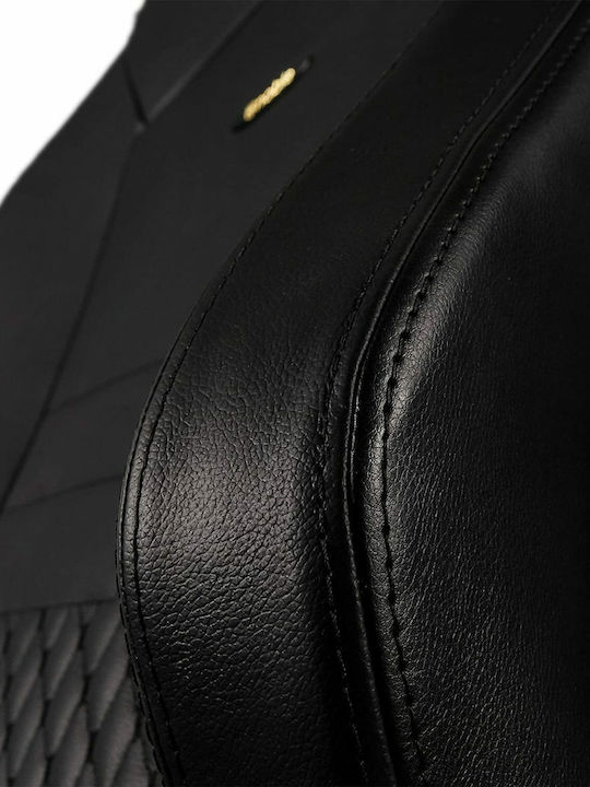 Noblechairs Hero Pure Leather Δερμάτινη Καρέκλα Gaming με Ρυθμιζόμενα Μπράτσα Μαύρη