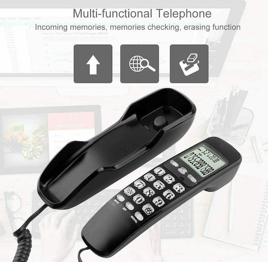 KX-T888CID Gondola Corded Phone Black