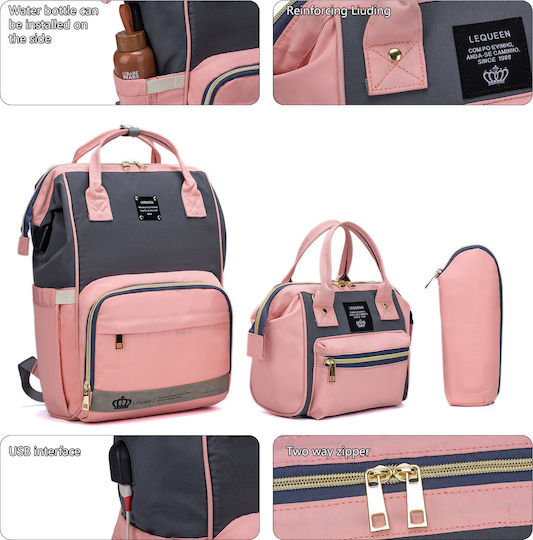 Lequeen Diaper Bag Navy Blue