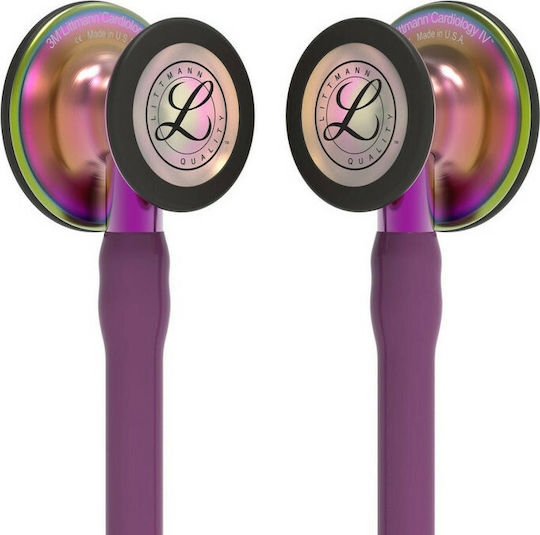 3M Littmann Cardiology IV Καρδιολογικό Στηθοσκόπιο Non Chill με Διπλό Κώδωνα Μωβ