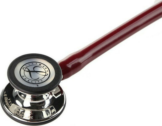 3M Littmann Cardiology IV Cardiology Adults Non Chill Double Head Stethoscope Burgundy