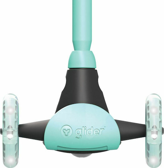 Y Volution Kids Scooter Foldable YGlider Kiwi 3-Wheel Green
