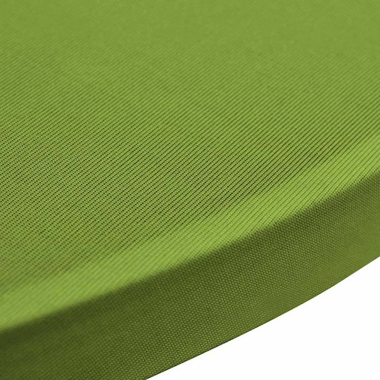vidaXL Elastic Table Cover Green Ø70cm 2pcs