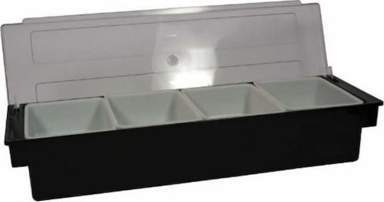 Novatex Distribuitor de condimente Plastic 4 Locuri cu Dimensiuni 50x16x9cm