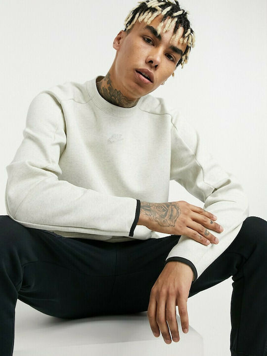 Tech Fleece Crew Revival Суитшърт Бял