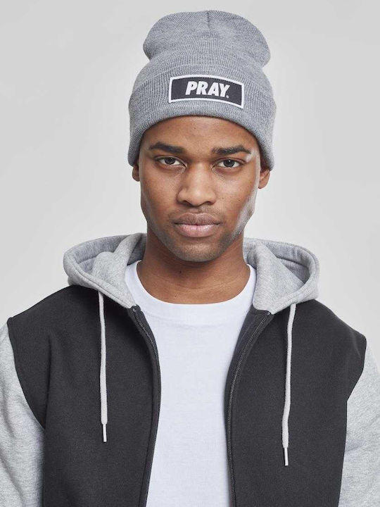 Mister Tee Pray MT678 Beanie Cap Gray