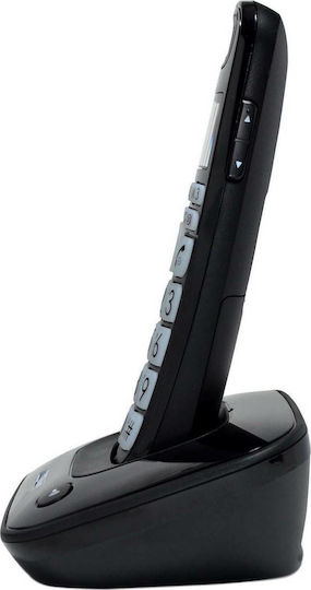 MaxCom MC6800 Cordless Phone with Greek Menu Black