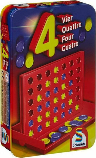 Board Game 4 Κλασσικό Παιχνίδι Τέσσερα for 2 Players 6+ Years Old (EN) Schmidt Spiele
