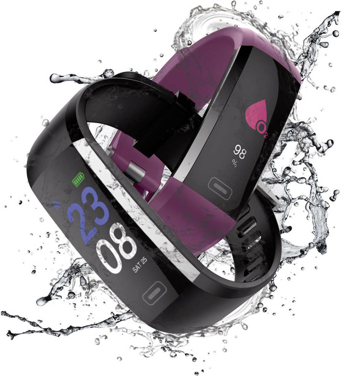 Swisstone SW 600 HR Activity Tracker με Παλμογράφο Μαύρο Skroutz.gr