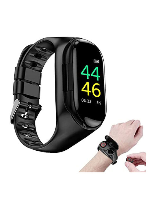 TWS 2in1 M1 Schwarz Aktivitätstracker