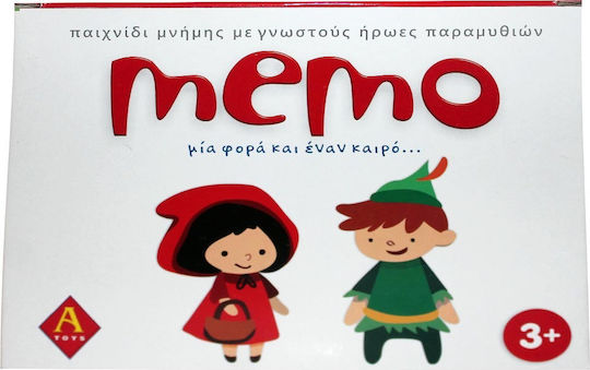 Board Game Memo Παραμύθια for 3+ Players 3+ Years Old Argy Toys