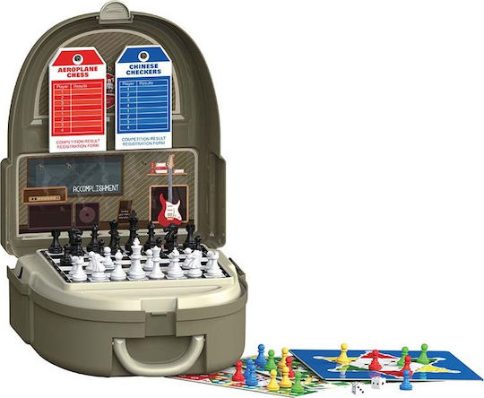Board Game Chess Club Backpack Series 4 in 1 for 2 Players 3+ Years Old (EN) Luna