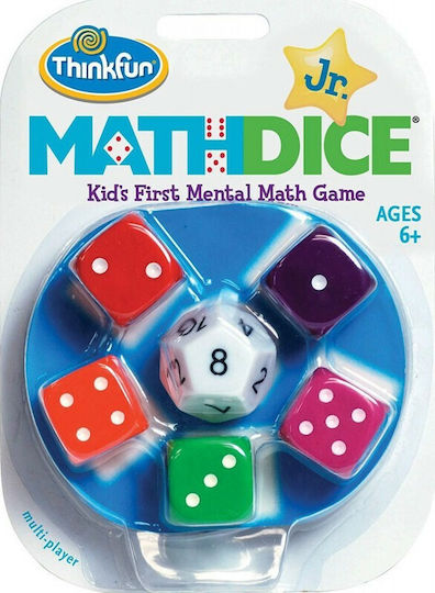 Επιτραπέζιο Παιχνίδι Math Dice Jr για 2+ Παίκτες 6+ Ετών (EN) Think Fun