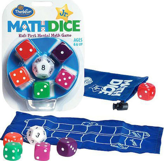Επιτραπέζιο Παιχνίδι Math Dice Jr για 2+ Παίκτες 6+ Ετών (EN) Think Fun
