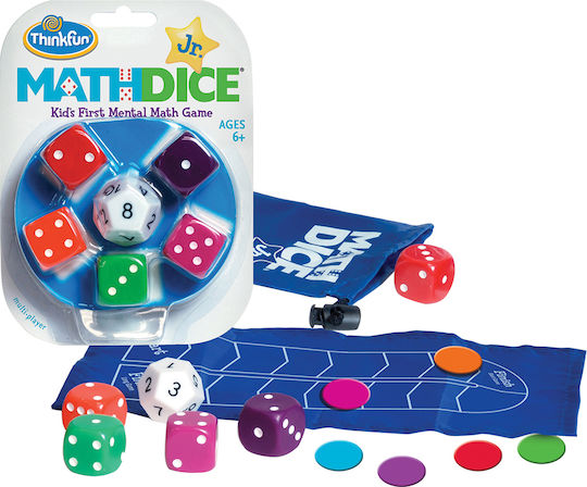 Επιτραπέζιο Παιχνίδι Math Dice Jr για 2+ Παίκτες 6+ Ετών (EN) Think Fun
