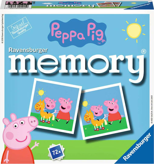 Επιτραπέζιο Παιχνίδι Peppa Pig Memory για 2+ Παίκτες 4+ Ετών (EN) Ravensburger