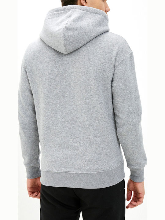 Jack & Jones Ανδρικό Φούτερ με Κουκούλα και Τσέπες Light Grey Melange