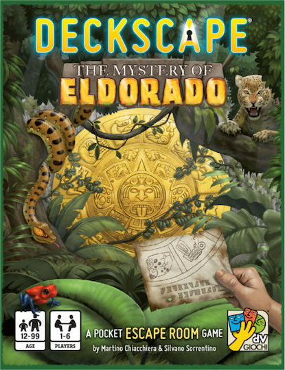 Board Game Deckscape Mystery Eldorado for 1-6 Players 12+ years Da Vinci Games