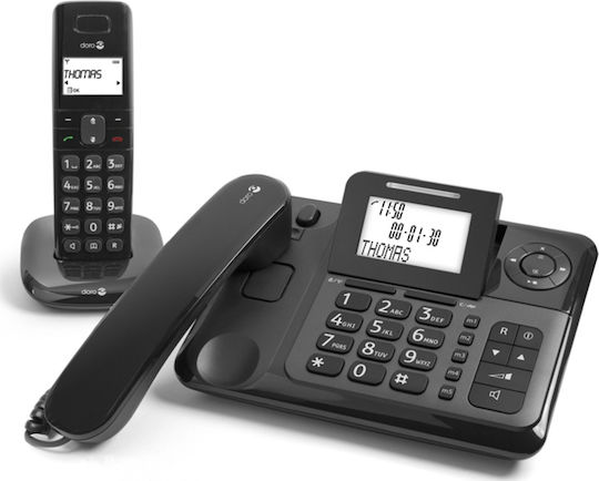 Doro Comfort 4005 Combo Schnurgebundenes Bürotelefon Für Senioren Schwarz 380115