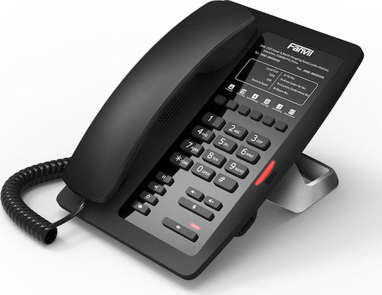 Fanvil H3 Hotel Verkabelt IP-Telefon in Schwarz